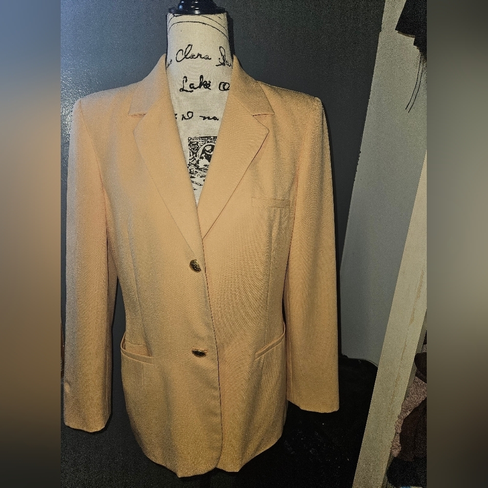 Harve Bernard Yellow Blazer Size 8